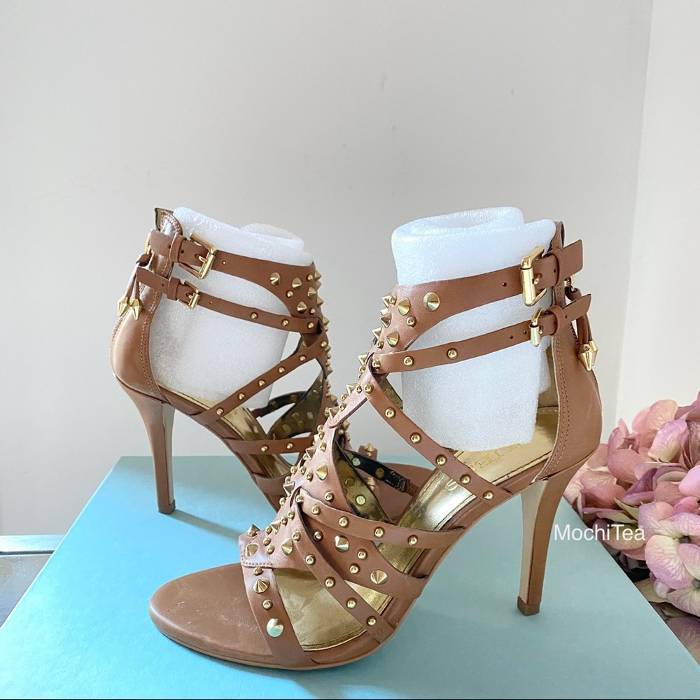 Women’s Shoes Studded Leather High Heels Size 7